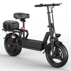Electric Scooter with Seat Peak 1500W Motor Up to 25MPH 45 Miles Range 14″ US
