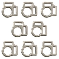 5/8 In X3/4 Hilason 2 Sided Halter Square Malleable Iron Pack Of 8
