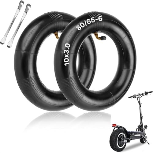 2 Pcs 10x3in Electric Scooter Inner Tube Set – 80/65-6 Inner Tubes for 10×3.0