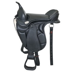19 In Horse English Treeless Saddle Hilason Endurance Trail Leather