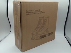 TMORE ROLLER SKATES WOMEN’S BLACK COLOR HIGH TOP WITH BLACK COLOR WHEELS