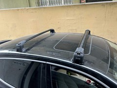 For Porsche Panamera 2009-2016 Roof Rack Cross Bars Fix Point Alu Silver