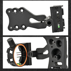 3-Pin Fiber Optics Bow Sight for Compound Recurve Bow Archery Target for Outdoor