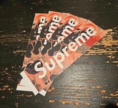 Supreme Blood & Semen Box Logo Sticker FW17 100% Authentic + Free Surprise