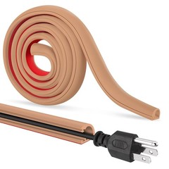 Self-Adhesive Cable Hider, Flexible Wire Cover Cable Raceway for Wires, Wall …
