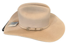 Alan Jackson Collection Cracker Barrel Boxed Cream Color Wool Felt Cowboy Hat M