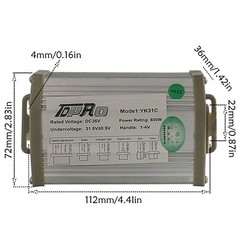 36V 800W Brush DC Motor Speed Controller & Foot Pedal for Go Kart Scooter MX500