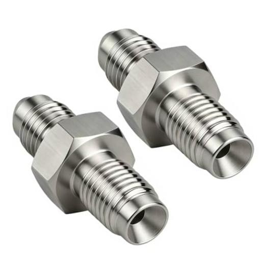 3AN Male to 3AN 3/8-24 Male Inverted Flare 3AN TO 3/8-24 Inverted Fitting(2pcs)