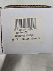 Brand New Unopened Bohning Blazer Vanes 1000 Count In Neon Yellow Tiger
