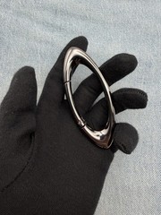Black Chromed Oval Carabiner