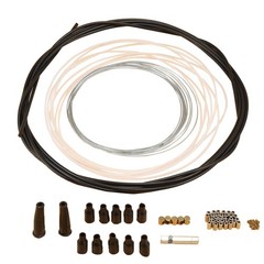 5 Metre Universal Motorcycle DIY Throttle Cable Kit with Ferrules
