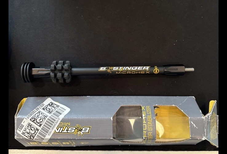 Bee Stinger MicroHex Stabilizer Matte Black 10 in. Open box