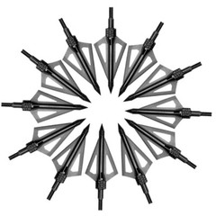 12pcs 30» Archery Carbon Arrows Hunting Broadheads 100 grain Quiver Bow Target