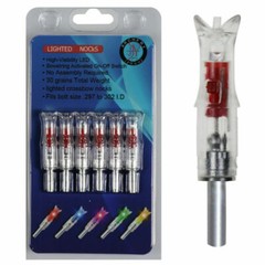 6/12/24pc 31 Inch Mixed Carbon Arrows Target +6 Red Lighted Nocks 7.62mm Hunting