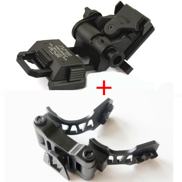 Metal PVS28 Bracket J arm + L4G24 Helmet Mount For Tactical AN/PVS 14 Dual NVG