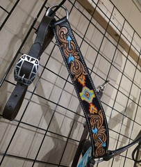 BRAND NEW Weaver Turquoise Cross Collection Navajo Arrow Contoured Breast Collar
