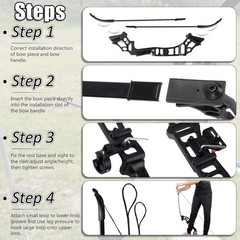53» Takedown Recurve Bow 30lbs/40lbs Right Handed,Beginners Archery Target Set