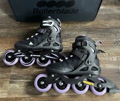 ROLLERBLADE Women’s Macroblade 84 W Inline Skates Black/Lavender 7/7.5