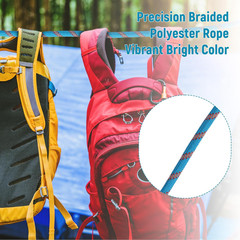 Arborist Rope Climbing Rope 48 Strands 1/2 Inch Tree Rope for Climbing Tree Swin