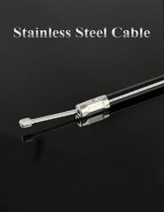 YAMAKATO Stainless 50 Inch Mini Bike Throttle Cable for Predator 212 CT200U Baja