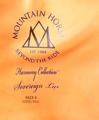 Mountain Horse Harmony Collection Sovereign Lux tall field boot brown 8 wide reg