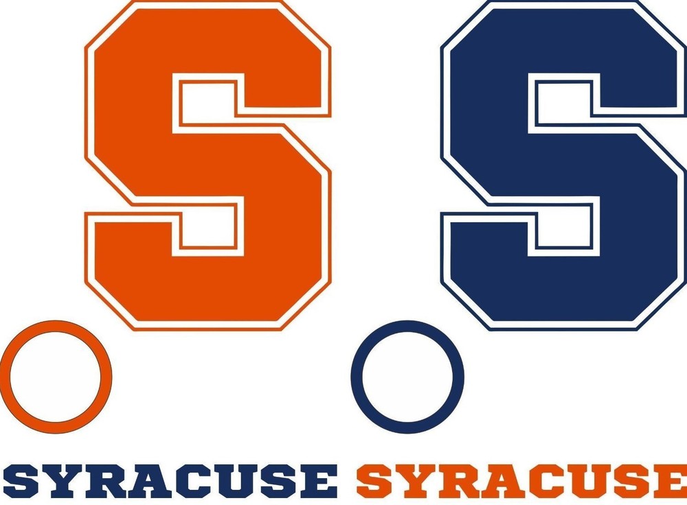 Syracuse Cornhole Decals Set of 6 Vinyl Decals