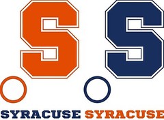Syracuse Cornhole Decals Set of 6 Vinyl Decals