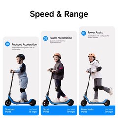 Segway C2 Lite Kids Electric Scooter 9.9 mph Max Speed and 5.9