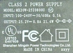 25.2V Battery Charger for Ninebot Kids ZING E8, ZING E10, & Zing E12 eScooter