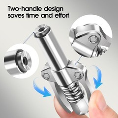 Efficient Lock N Lube Grease Coupler – Quick Lock Release, 12K PSI Durability