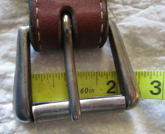 36″ WESTERN BROWN LEATHER REAR CINCH W/28″ REAR FLANK STRAPS