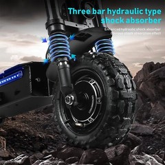 Adult Electric Scooter 2Wheel 5600W 50 MPH E-Scooter Urban Commuter 60V 33AH