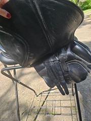 Albion Legend K2 Jumping Imported English Saddle Black Leather 17.5 M