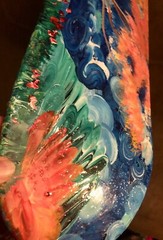 Landscape Painted Skateboard Deck Wall Art Paint Wall Art Not Signed