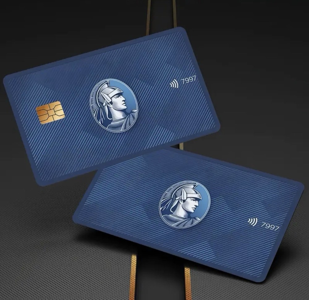 AMEX AMERICAN EXPRESS CENTURION Credit Debit Card Skin Cover Sticker Set 2PCS