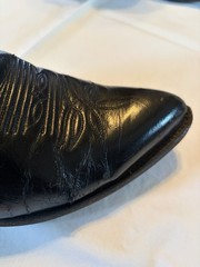 Tony Lama Black Western Equestrian Boots Size 10 1/2 Style 2923