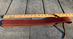 OFF BILLET for Western Horse Saddle, Front Cinch Strap, Brown Leather