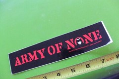 Emily Strange Posse Army Of None Weird OG Gothic Sexy Punk Girl Skate STICKER