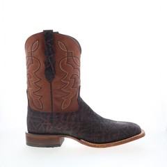 Tony Lama Maldor Square Toe Made In USA Mens Brown Narrow Boots