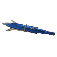 12pcs Hunting Blue Demon 100gr 2 Expandable Blade Broadheads Crossbow Arrow Tips