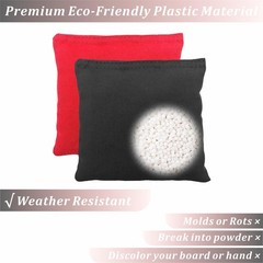 Regulation Cornhole Bags Set 8 AllWeather HeavyDuty for Yard Game