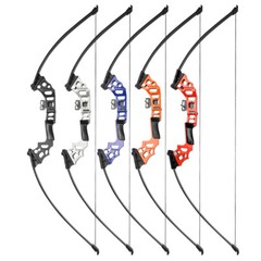40lbs Bowfishing Recurve Bow Kit Fishing Arrow Reel Archery Straight Bow Hunting