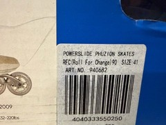 Powerslide Phuzion RFC 90 roller blades size 41 US 8