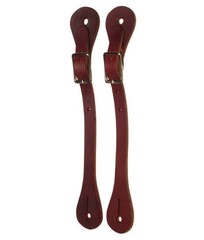 AJ Tack Men’s Antique Brown Team Roping Spur Set
