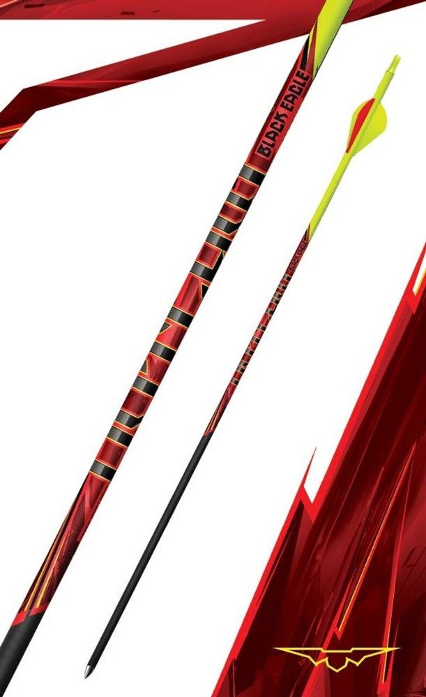 Black Eagle Outlaw Arrows – Yellow Crested – 350 – 6pk – EB208
