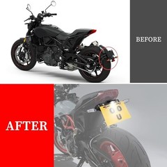 FTR 1200 Fender Eliminator LED Turn Singal Compatible with 2019-2024 FTR Clear