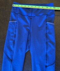 Riding Sport By Dover Saddlery Silicon Riding Tights Pockets Blue Medium