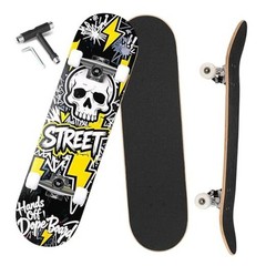 Pro Complete Skateboards for Beginners Girls Boys Kids Youths Teens Street Bolt