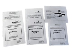 Sheridan Dealer PMI VM68 P68 KP3 Pump Paintball Gun Operator Manual Part Diagram