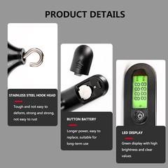 Archery Bow Scale Digital 110lbs Draw Weight Peak Compound Recurve Bow Luggage